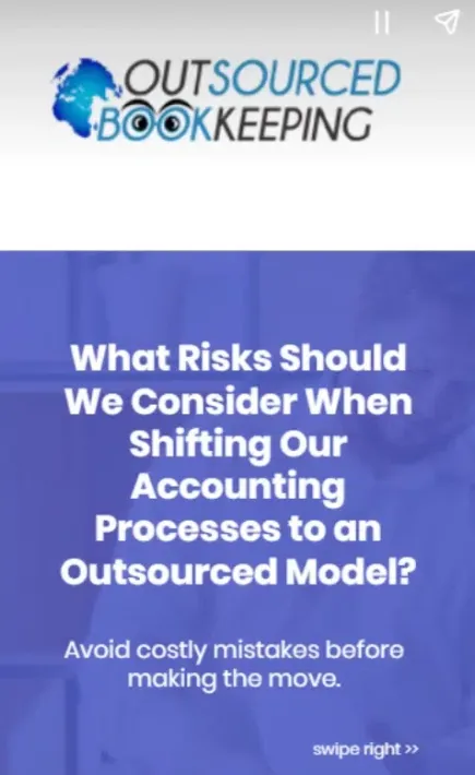 what risks should we consider when shifting our accounting processes to an outsourced model
