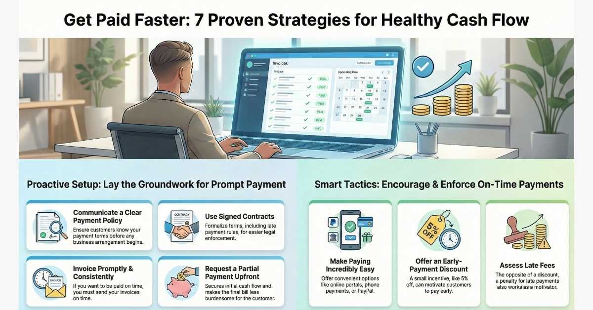 7 Proven Ways to Get Customers to Pay on Time Faster