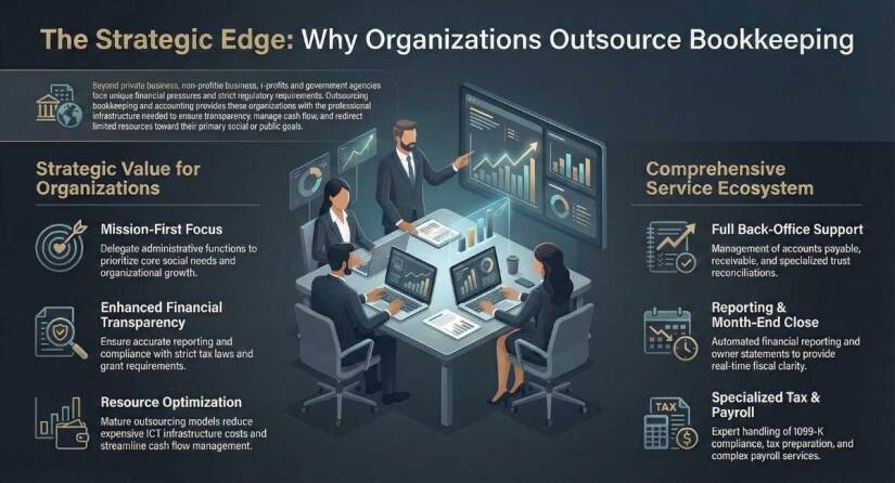 Outsourced Bookkeeping Benefit for Organisations