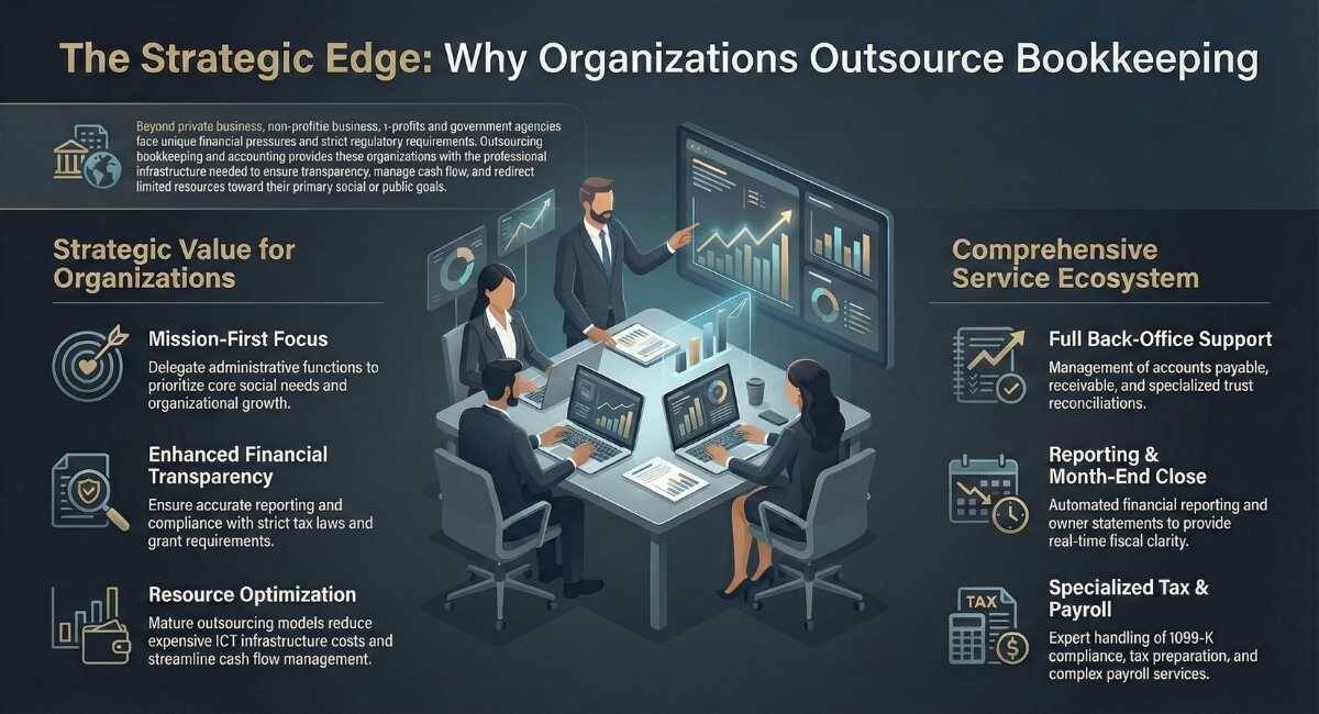 Outsourced Bookkeeping Benefit for Organisations