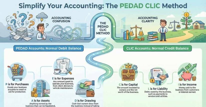 Accounting Confusion: Meet PEDAD CLIC